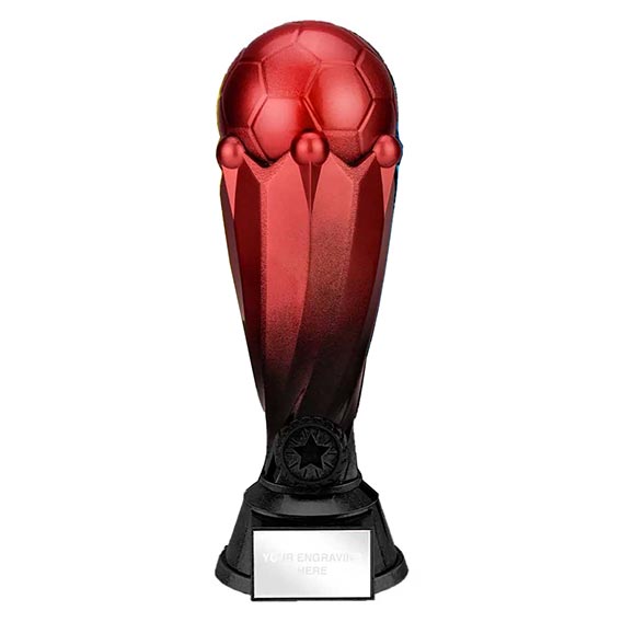 Satin Red Tower Football 19cm