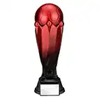 Satin Red Tower Football 19cm