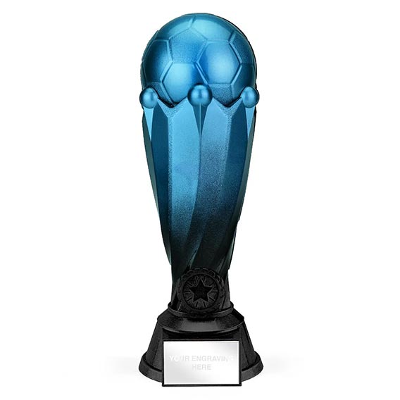 Satin Blue Tower Football 19cm
