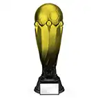 Satin Yellow Tower Football 19cm