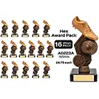 Gold Boot Hex Team Pack 165mm Gold Boot Hex Team Pack 165mm