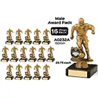 Gold Male Team Pack 150mm Gold Male Team Pack 150mm