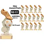 Gold Boot White Hex Team Pack 165mm Gold Boot White Hex Team Pack 165mm