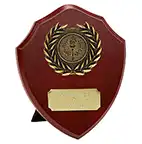 Rosewood Gold Triumph Shield 125mm