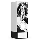 White Geo Female Footballer Trophy 17cm White Geo Female Footballer Trophy 17cm