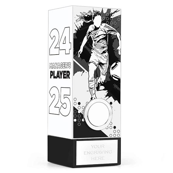 White Geo Female Manager's Player