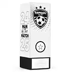 White Geo Icon Man of the Match 17cm
