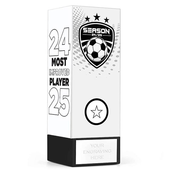 White Geo Icon Most Improved Player
