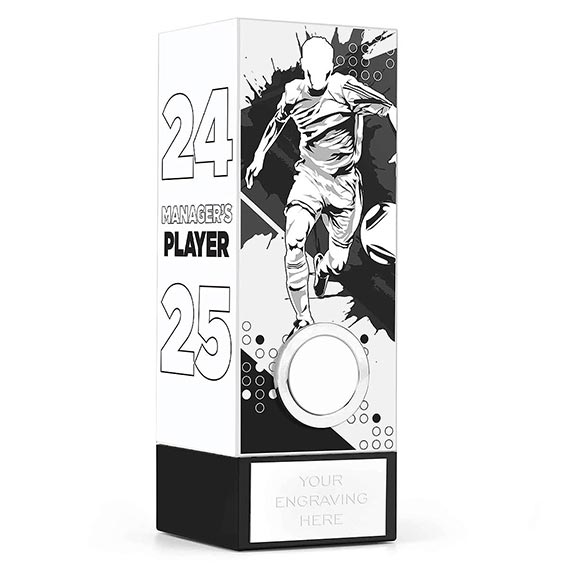 White Geo Male Manager's Player